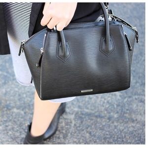 Rebecca Minkoff Perry Satchel with Epi leather